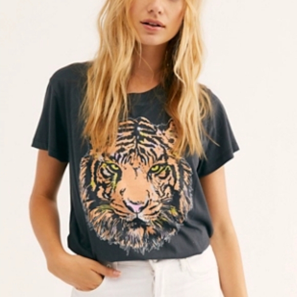 Free People Daydreamer Tiger Tee Bodysuit - Picture 2 of 9
